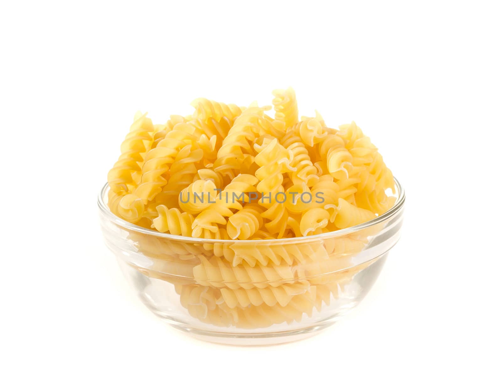 bowl of raw yellow macaroni