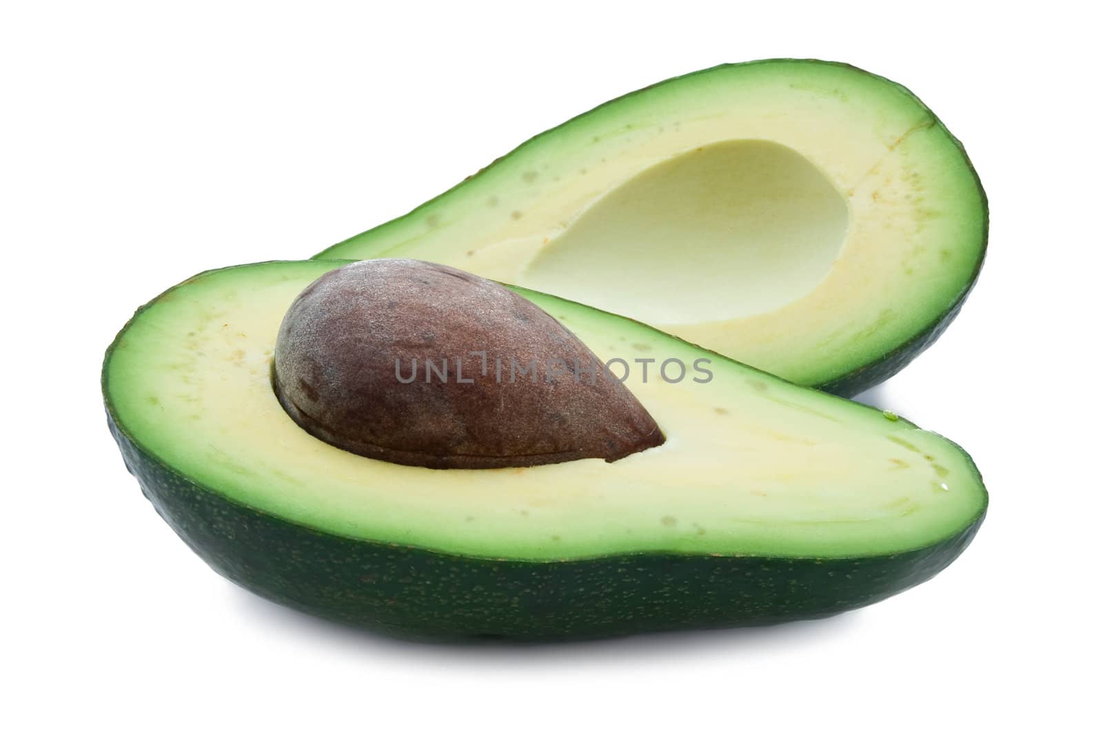 Avocado isolated on white background