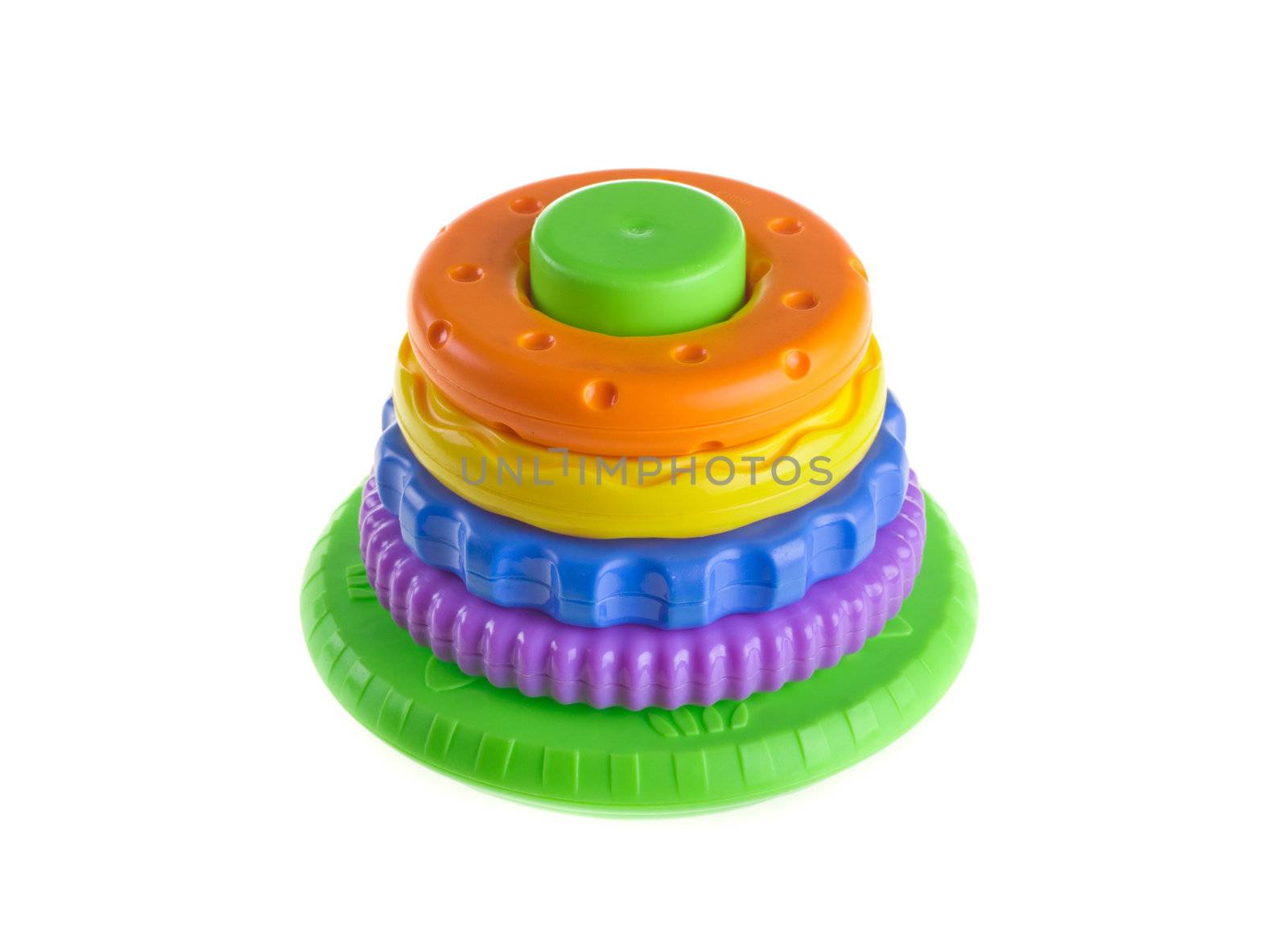 Children's toy isolated on the white background