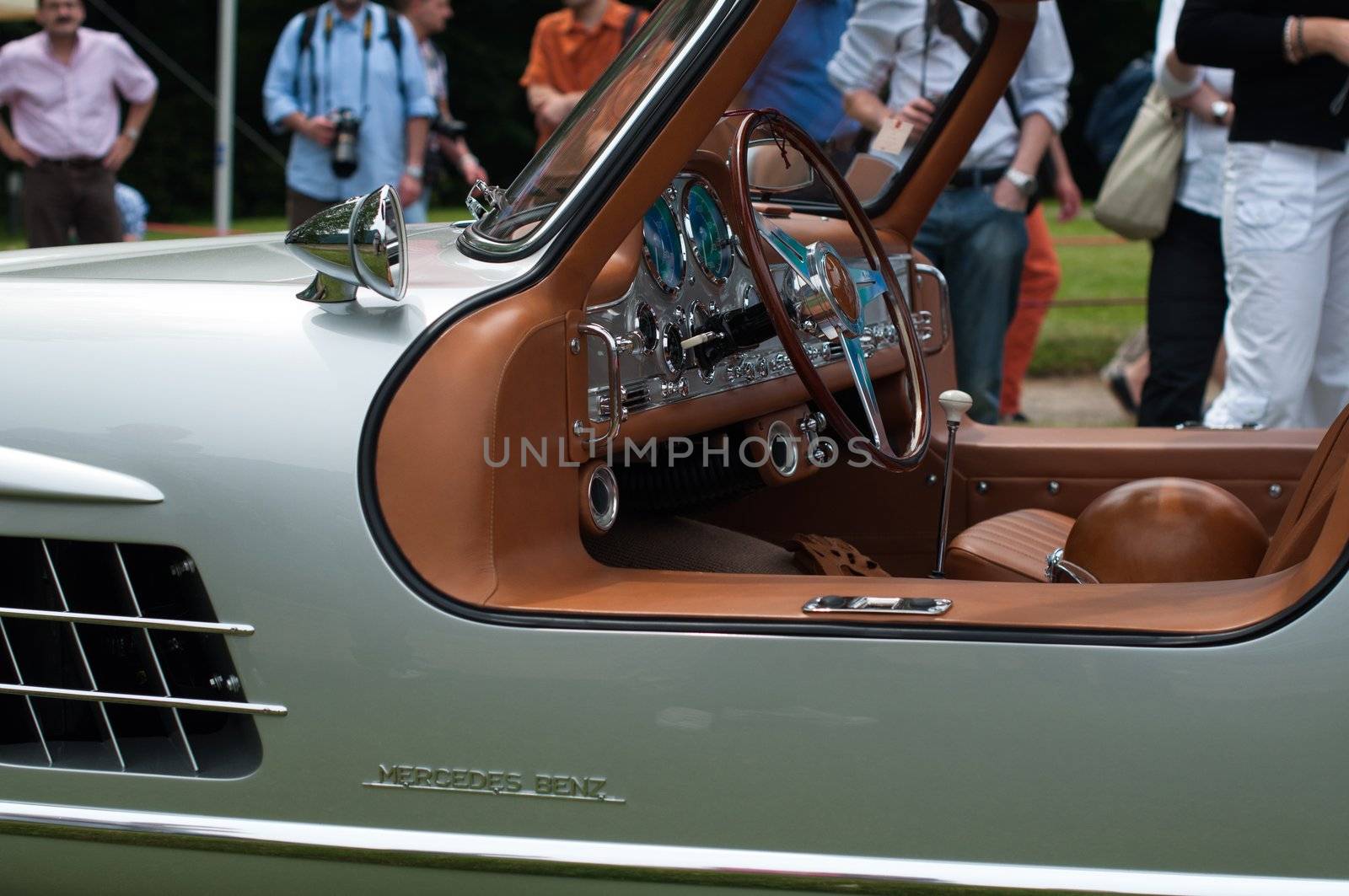 CERNOBBIO, LAKE COMO - MAY 27: Mercedes-Benz 300 SL on display at the Concorso d'Eleganza Villa d'Este auto show in Cernobbio at the Lake Como in Italy on May 27, 2012.