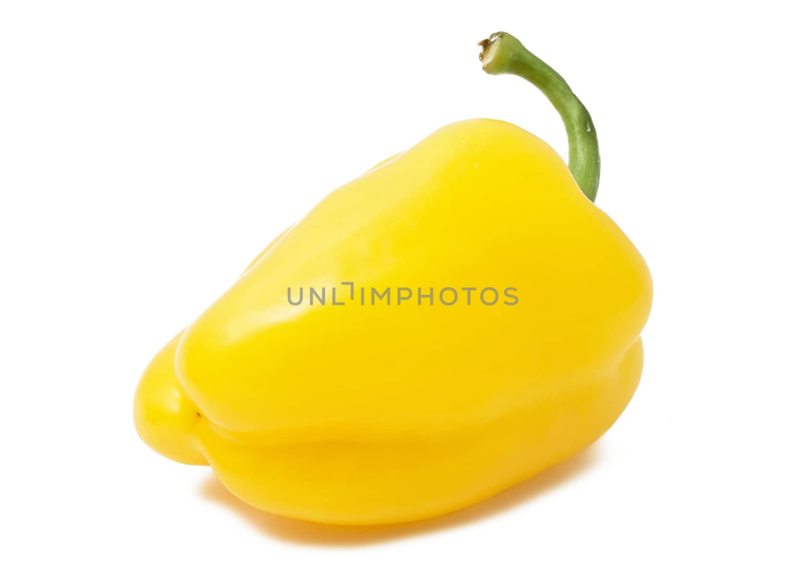 Bell pepper isolated on white