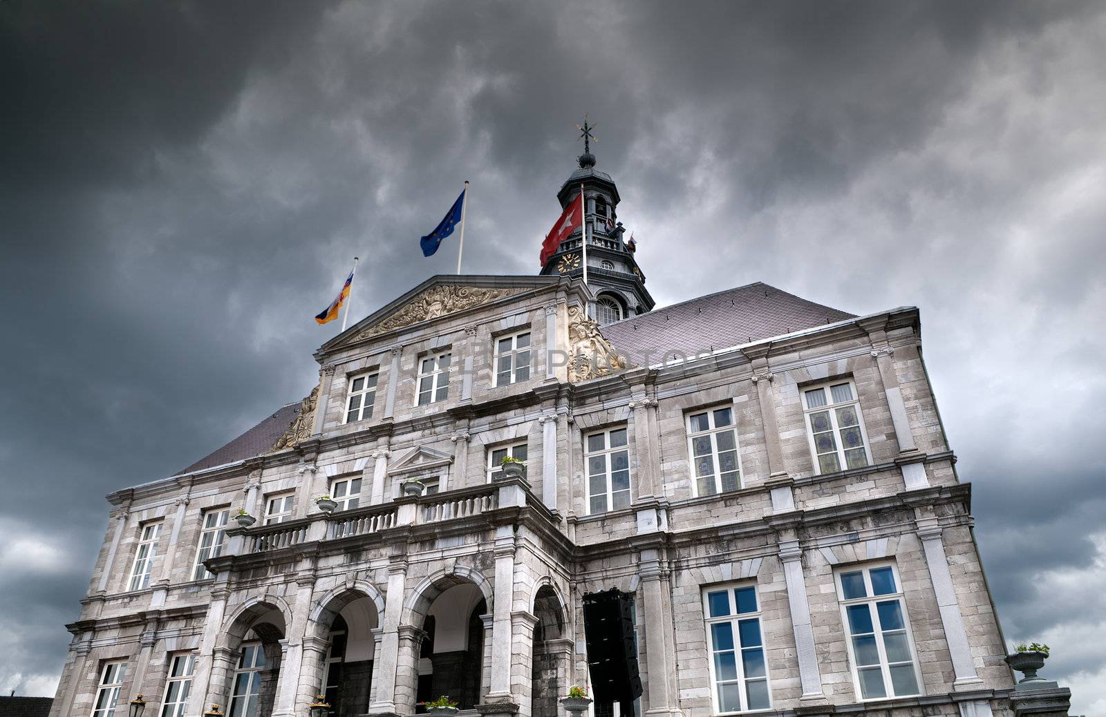 City Hall building in Maastricht, Netherlands