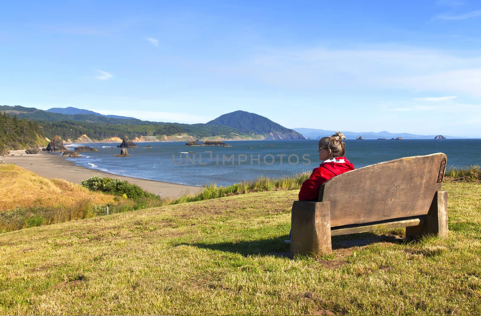 Front row seat, Oregon coastline. by Rigucci