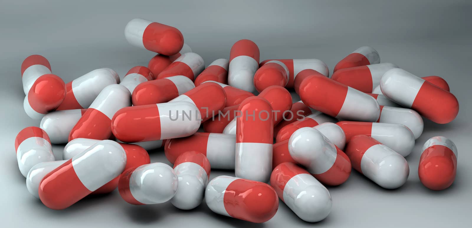 3D Falling Capsules by ailani_graphics