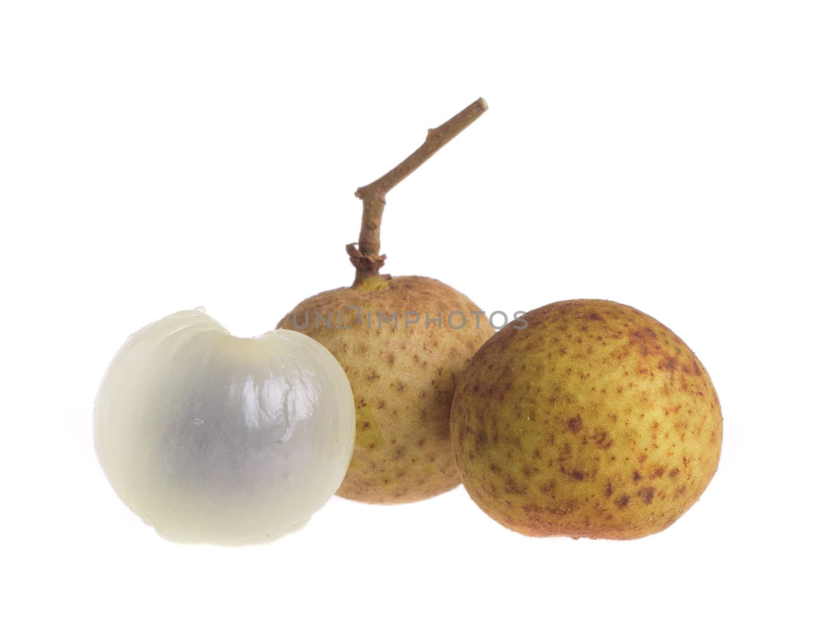 longan isolated on a white background