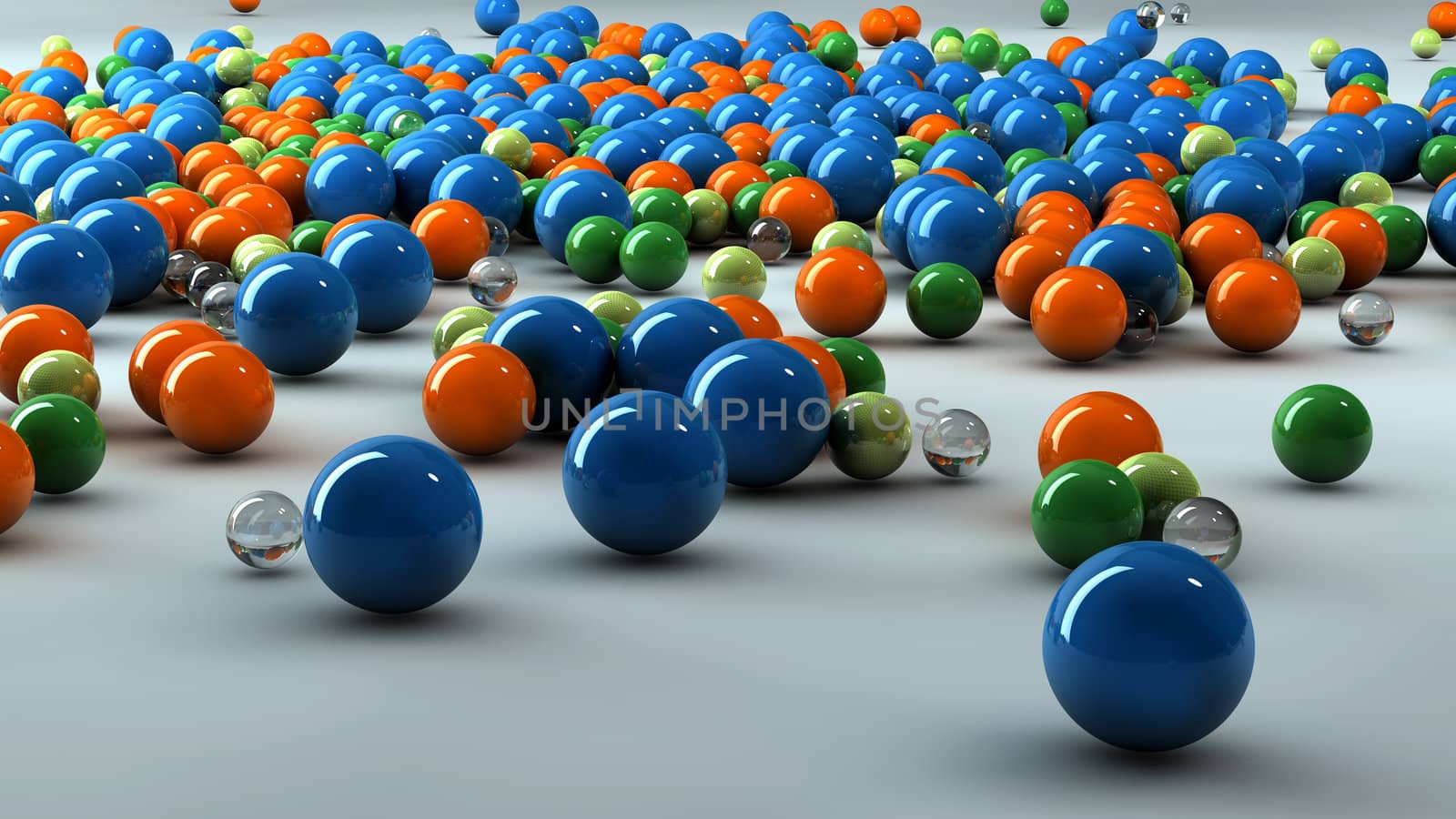 Colorful 3D spheres