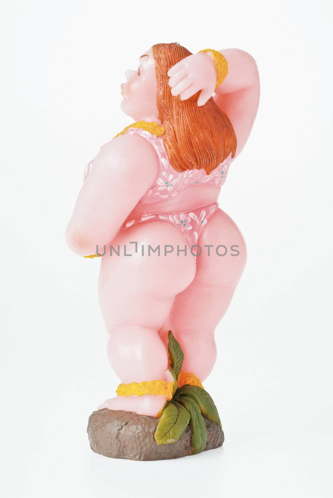 fat girl candle doll