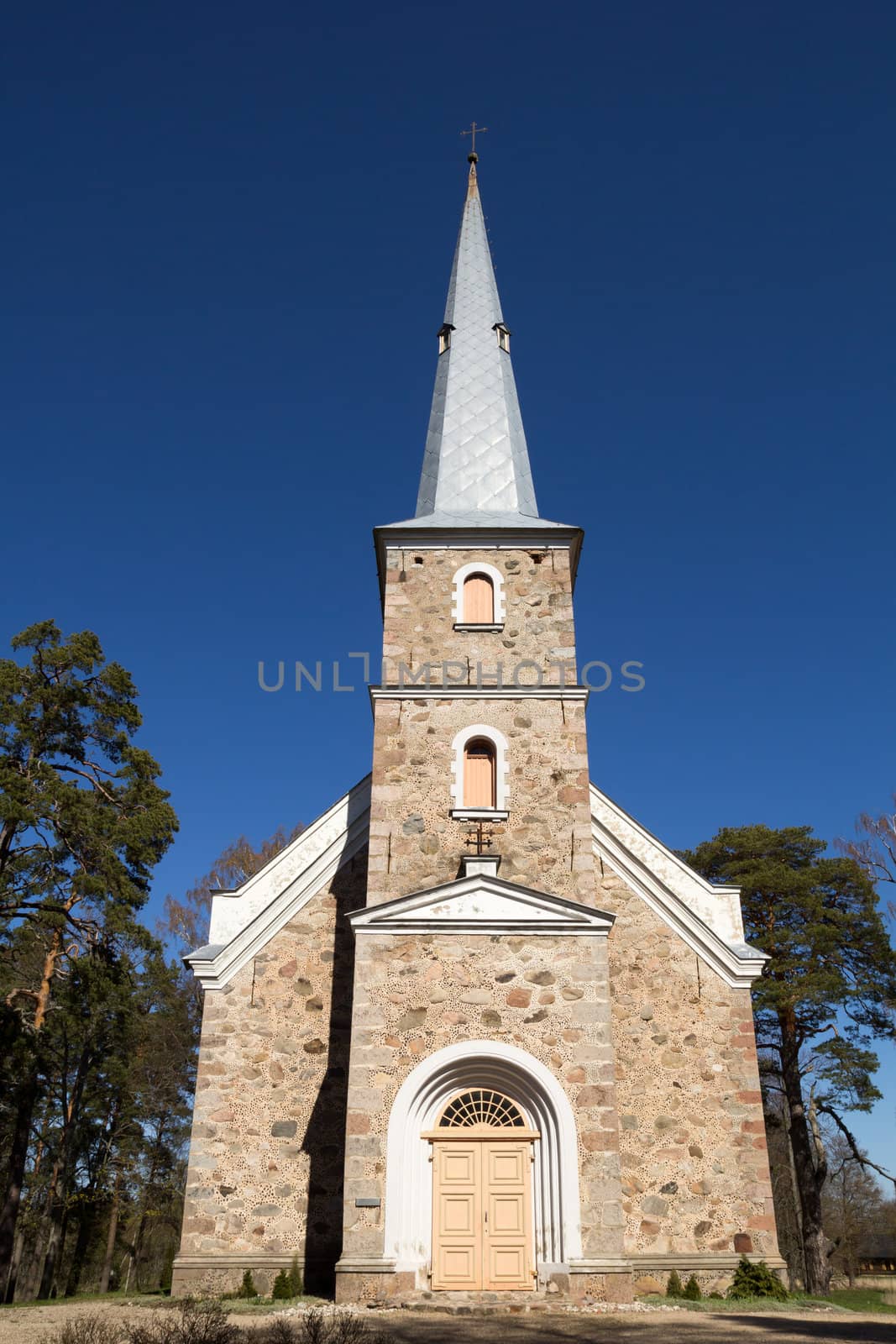 Mazirbe Lutheran church, 1868, It is one of the most beautiful churches in Kurzeme, Latvia
