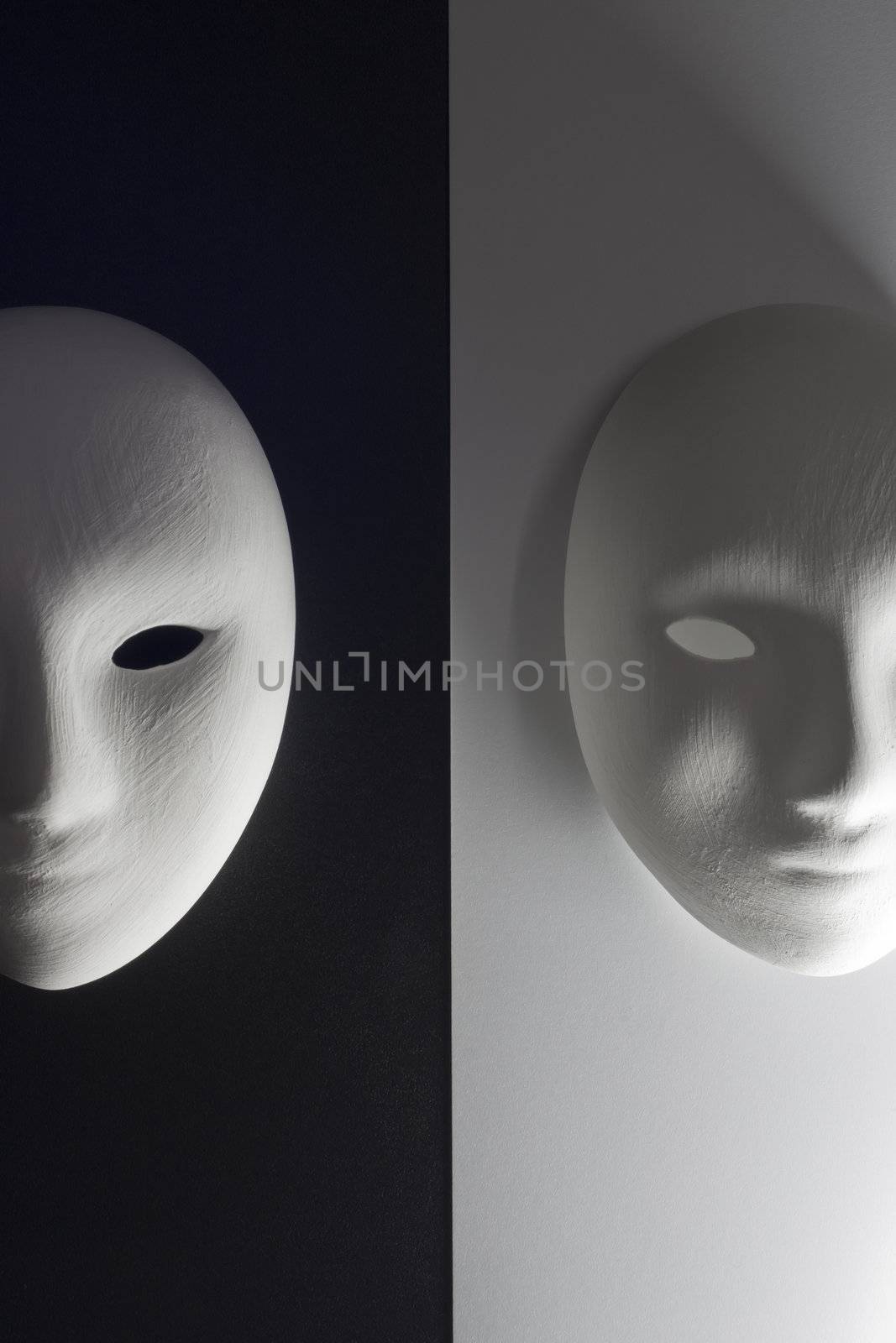 plaster mask in studio by audfriday13