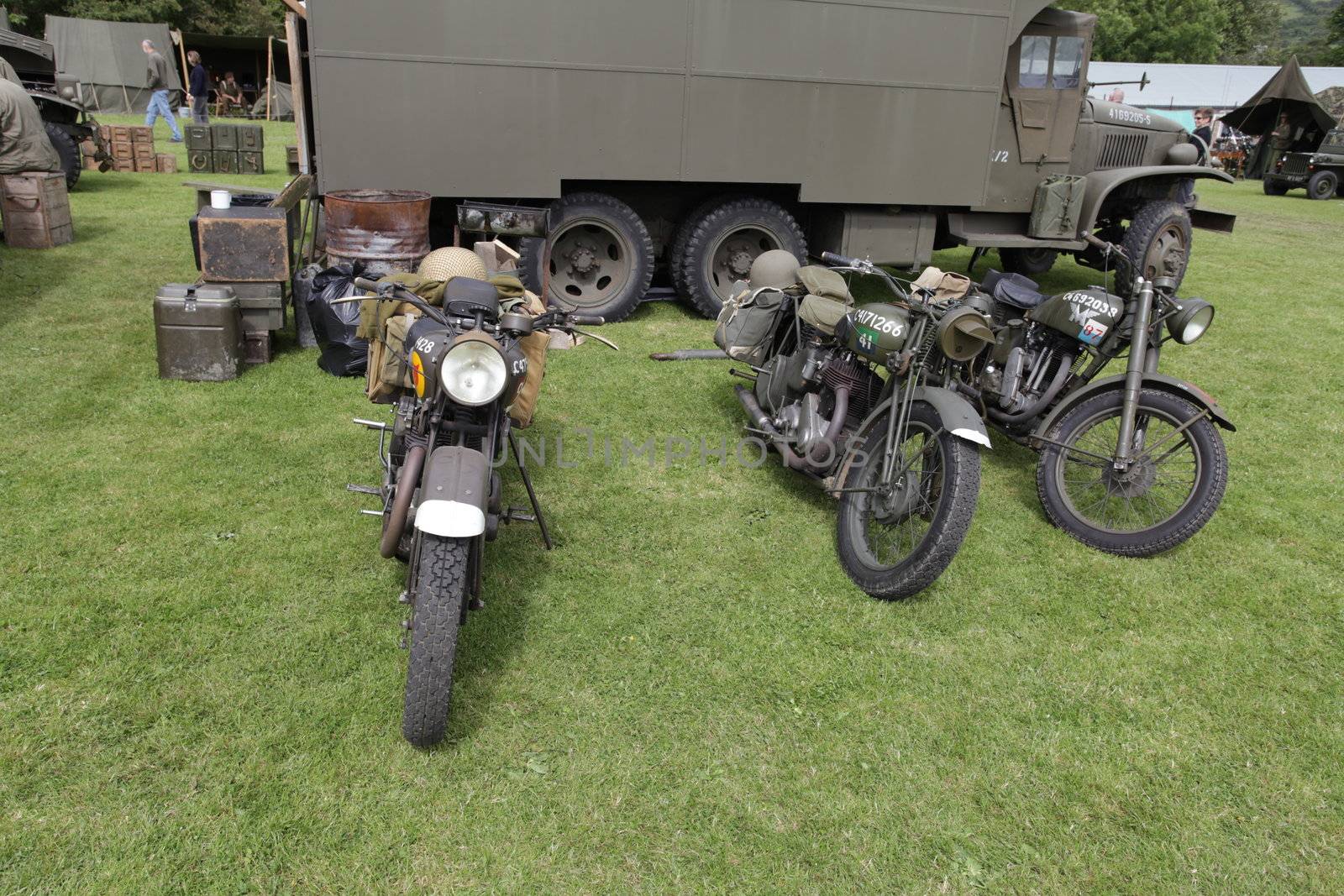 British Classic world war 2 motorcycle