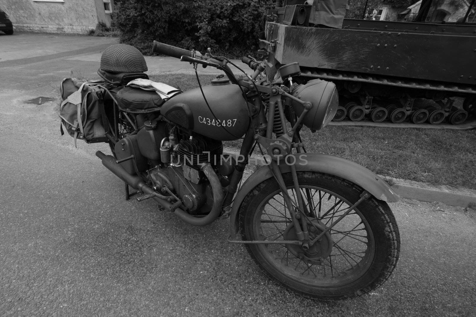 British Classic world war 2 motorcycle