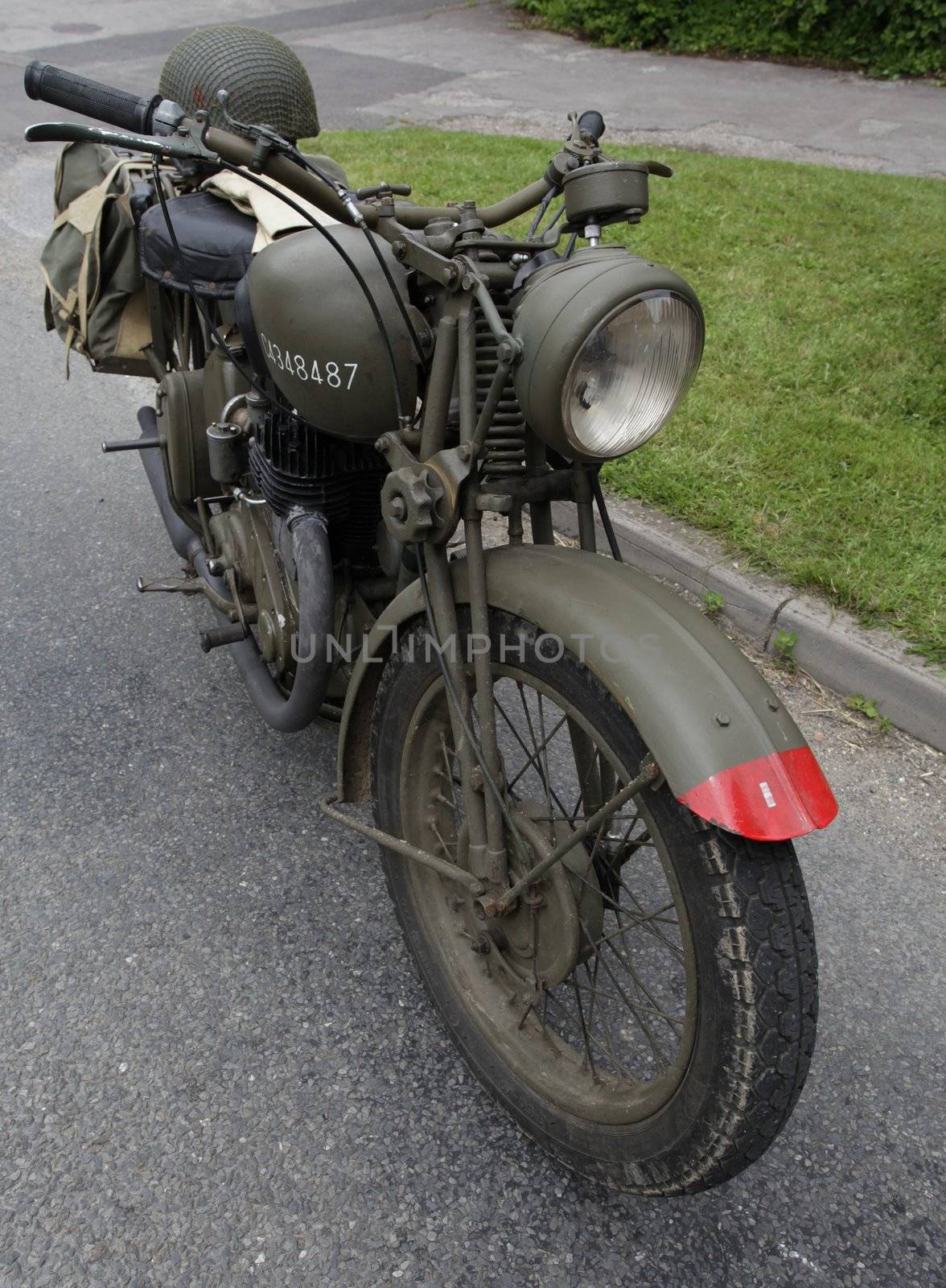 British Classic world war 2 motorcycle