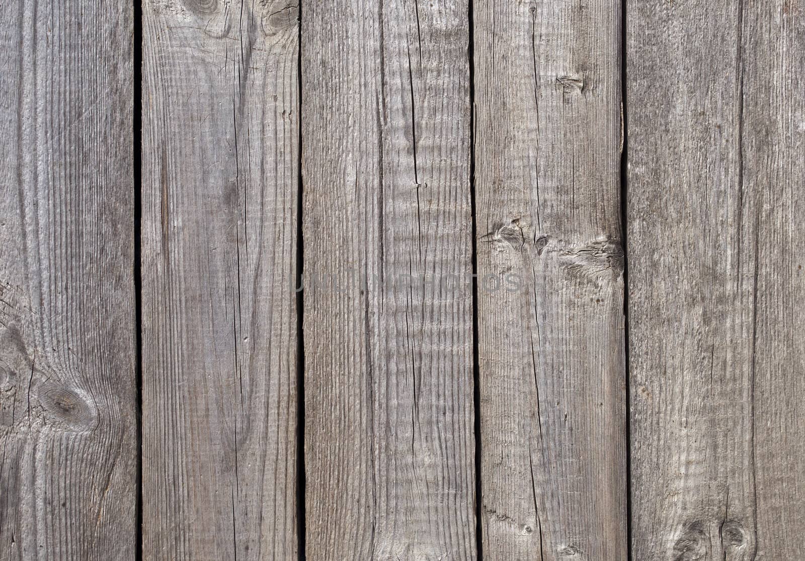Fragment of old gray wooden boards background