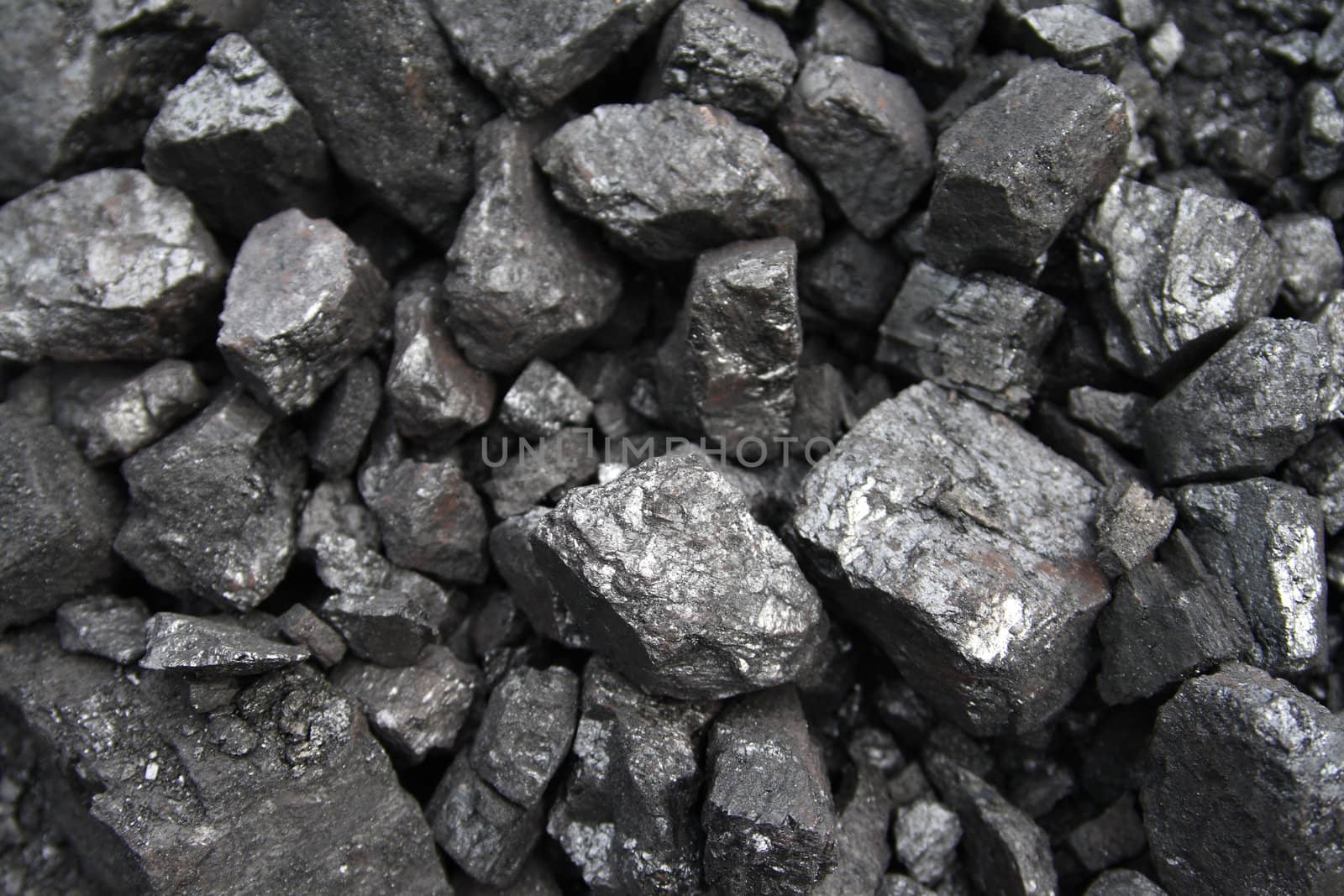 close up of black and shiny coal