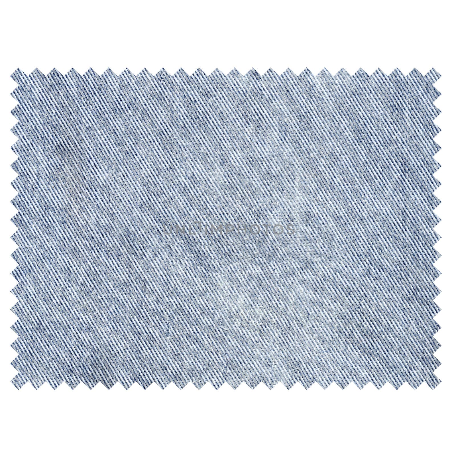 A fabric sample isolated over white background