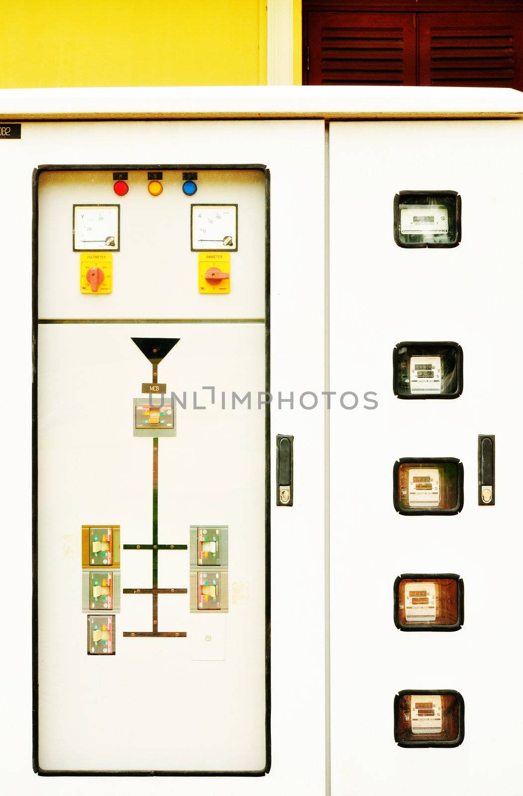 Electricity control panel