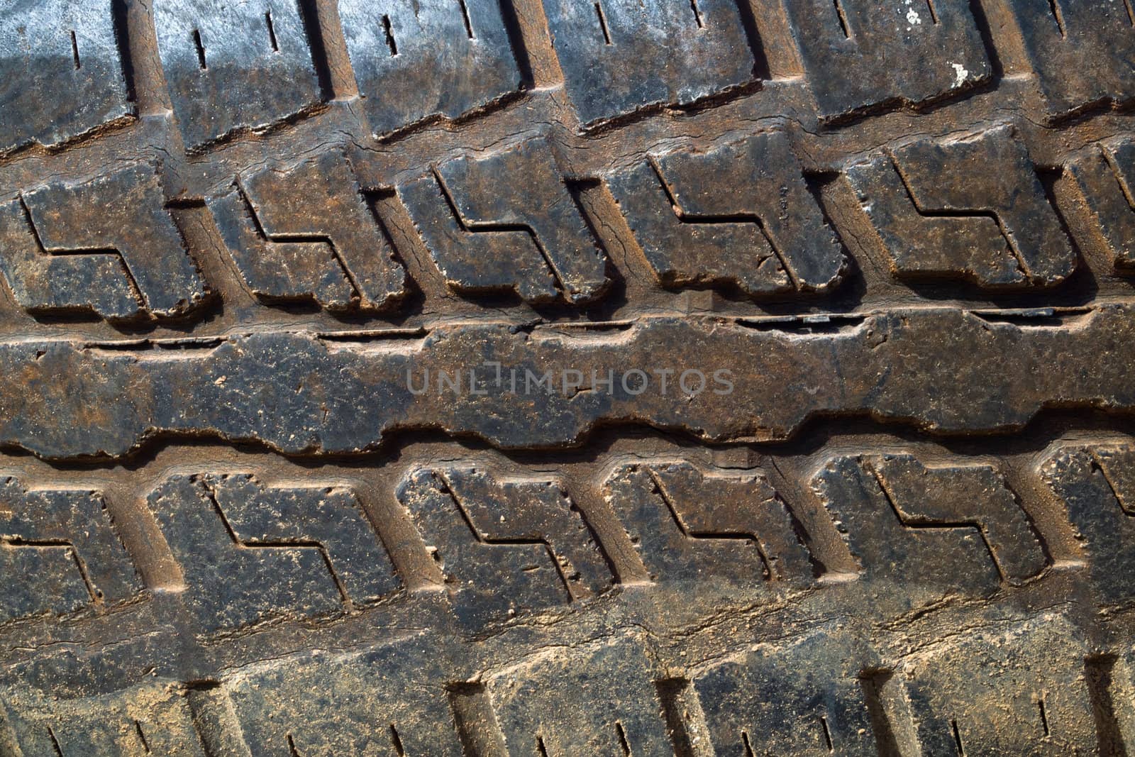 Texture of old dirty Tire tread for background