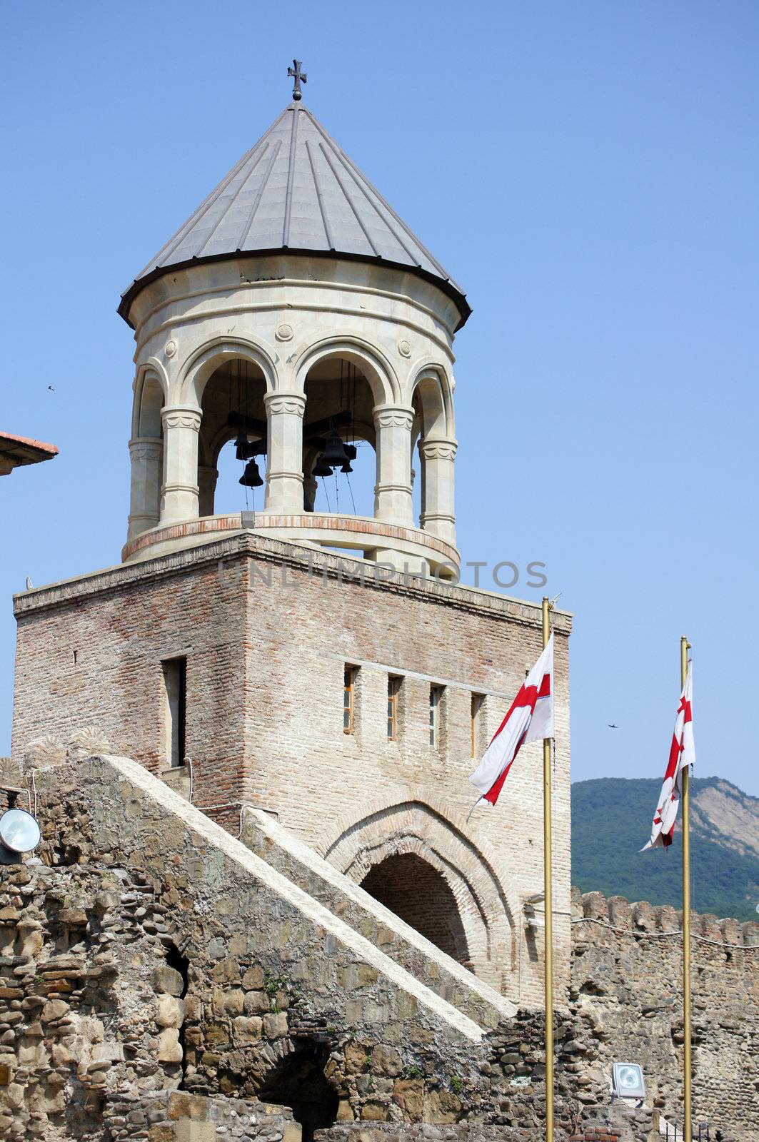 Georgia - Mcxeta - Sveticxoveli castle-cathedral, one of the symbols of Georgia