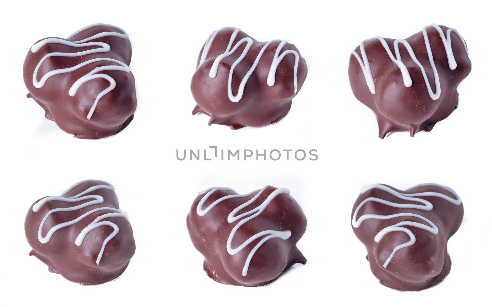 chocolate isolated on white background by heinteh