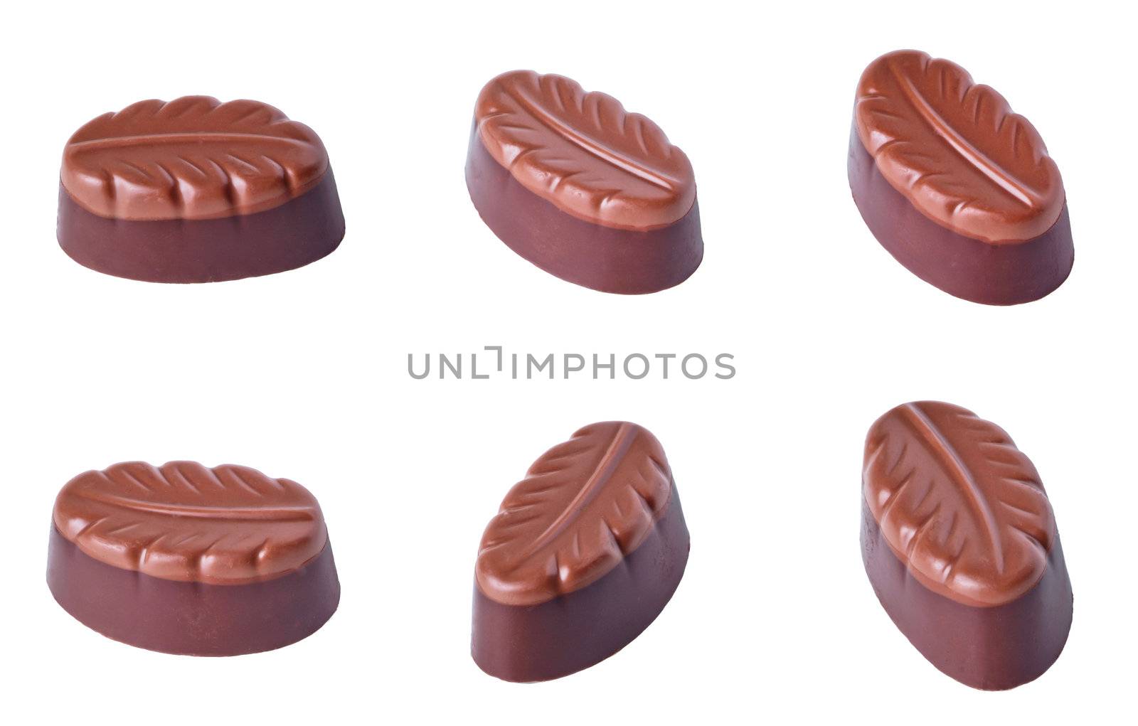chocolate isolated on white background by heinteh