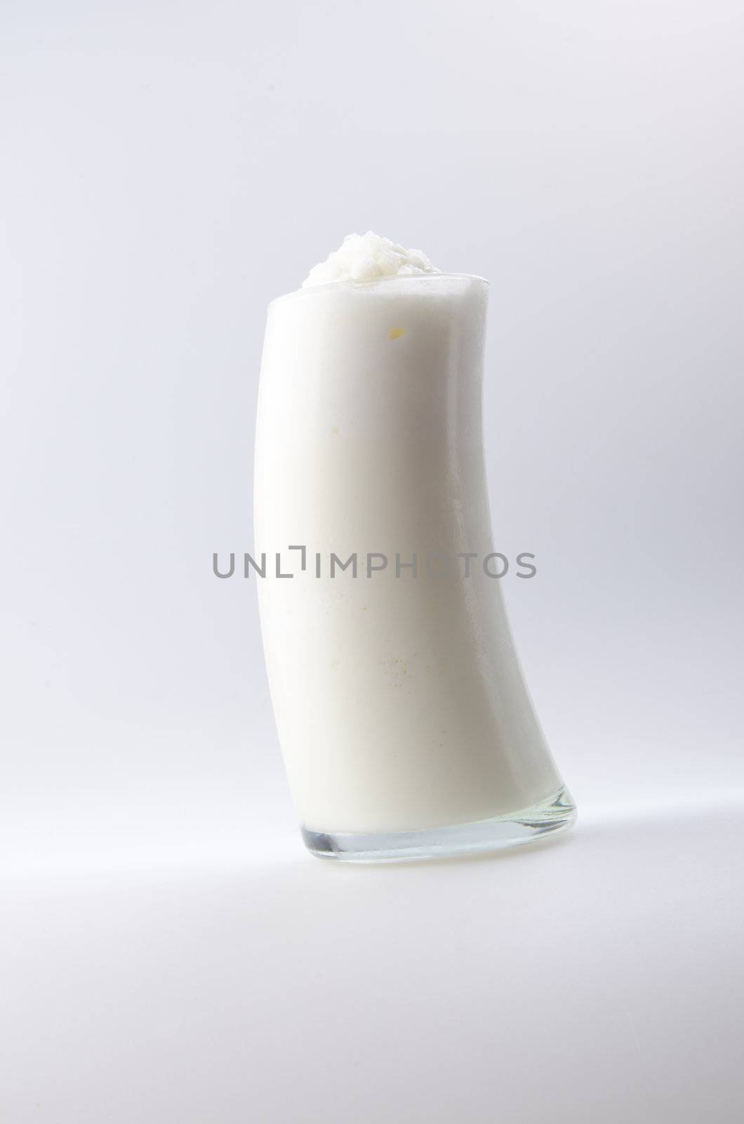 yogurt isolated over white background