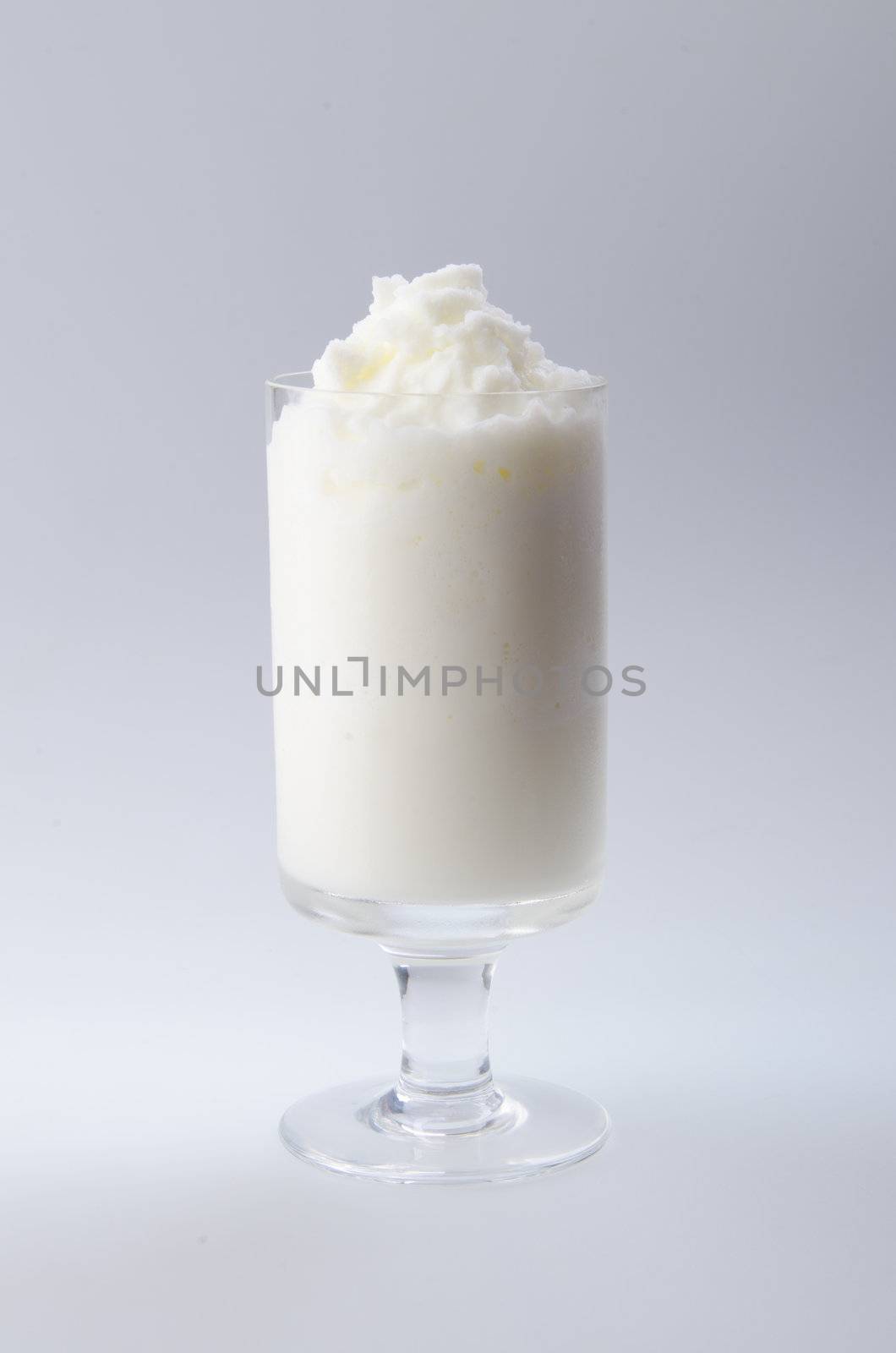 yogurt isolated over white background