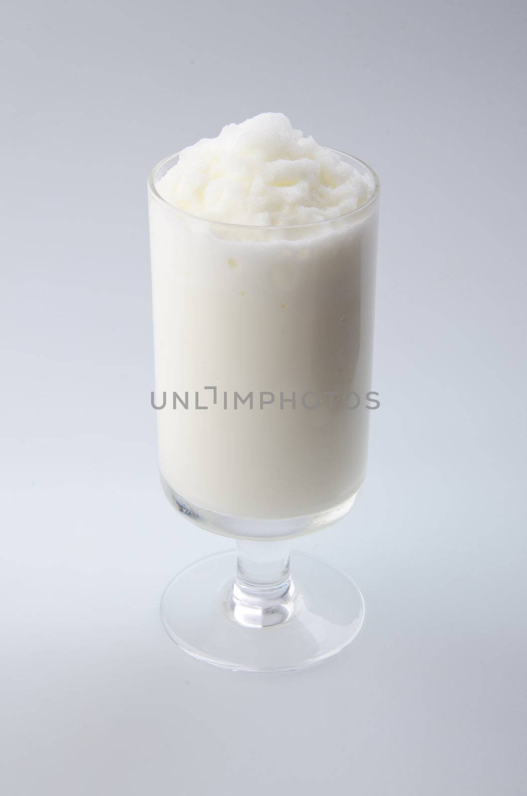 yogurt isolated over white background