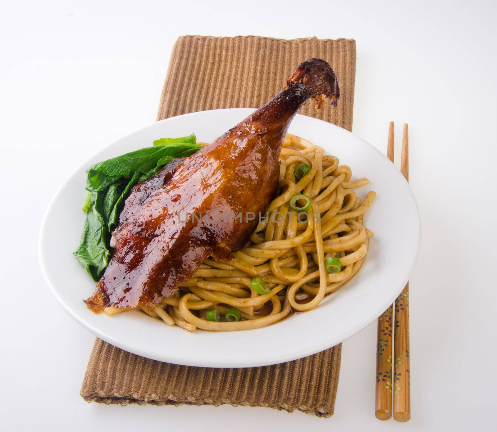 Duck noodle food. asia food by heinteh