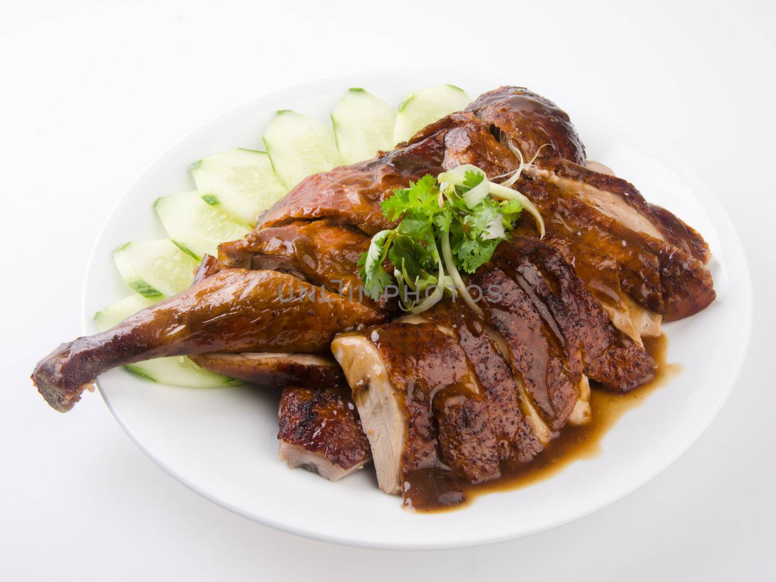 duck. roast duck traditional chinese cuisine