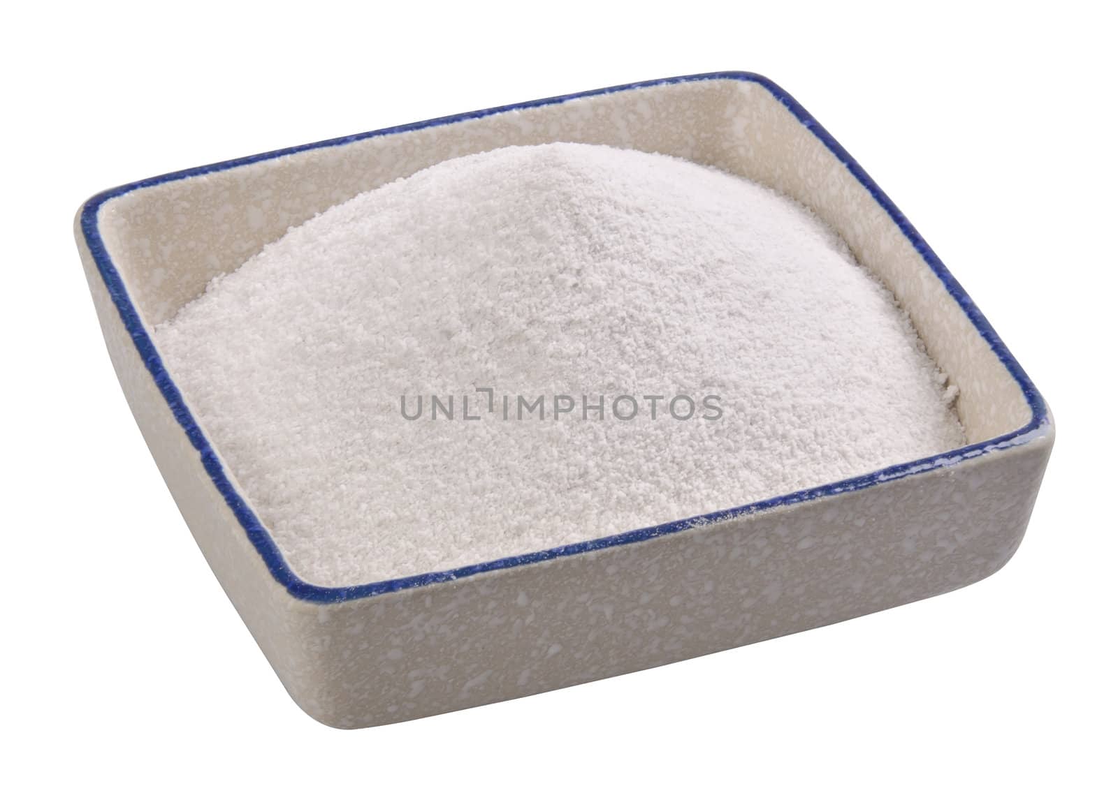 salt crystals in the white background