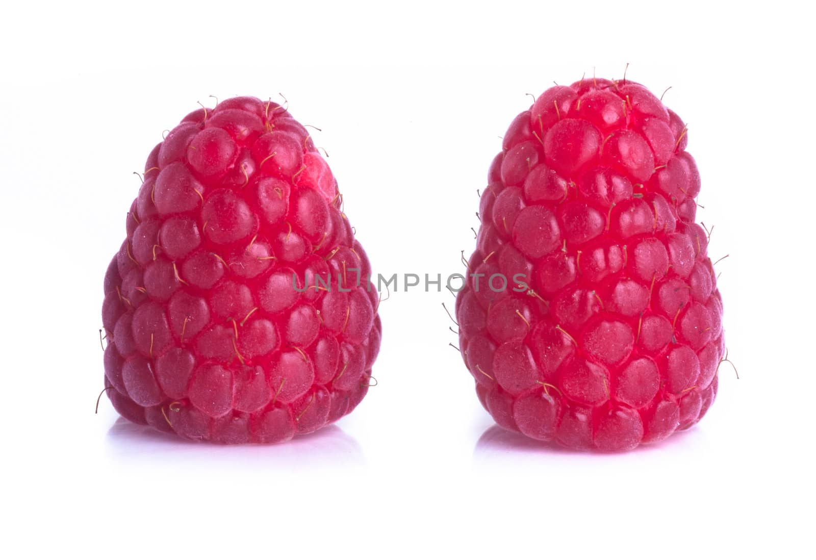 raspberry isolated on white background