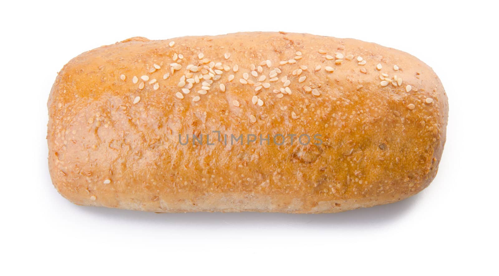 bread, homemade whole wheat bread on a white background