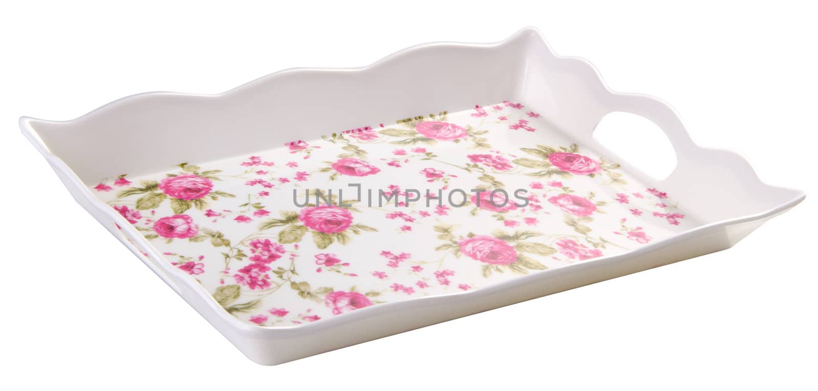 tray, empty plastic tray isolated on white