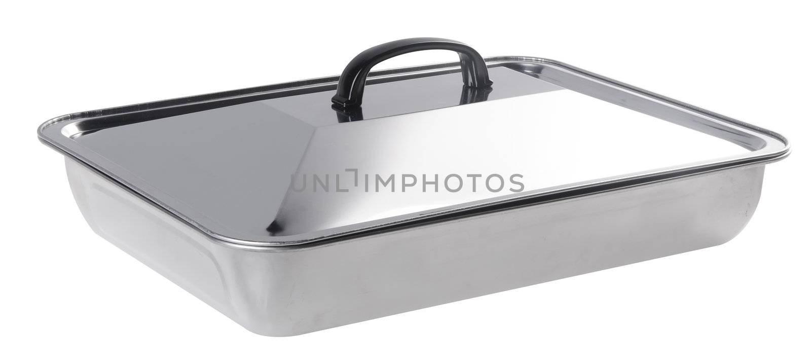 food containers, stainless steel food containers on white background