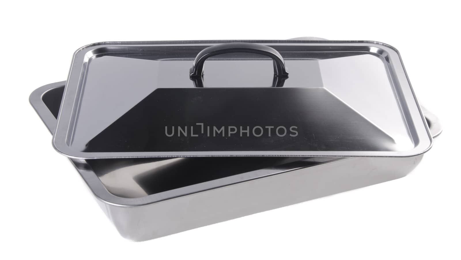 food containers, stainless steel food containers on white background