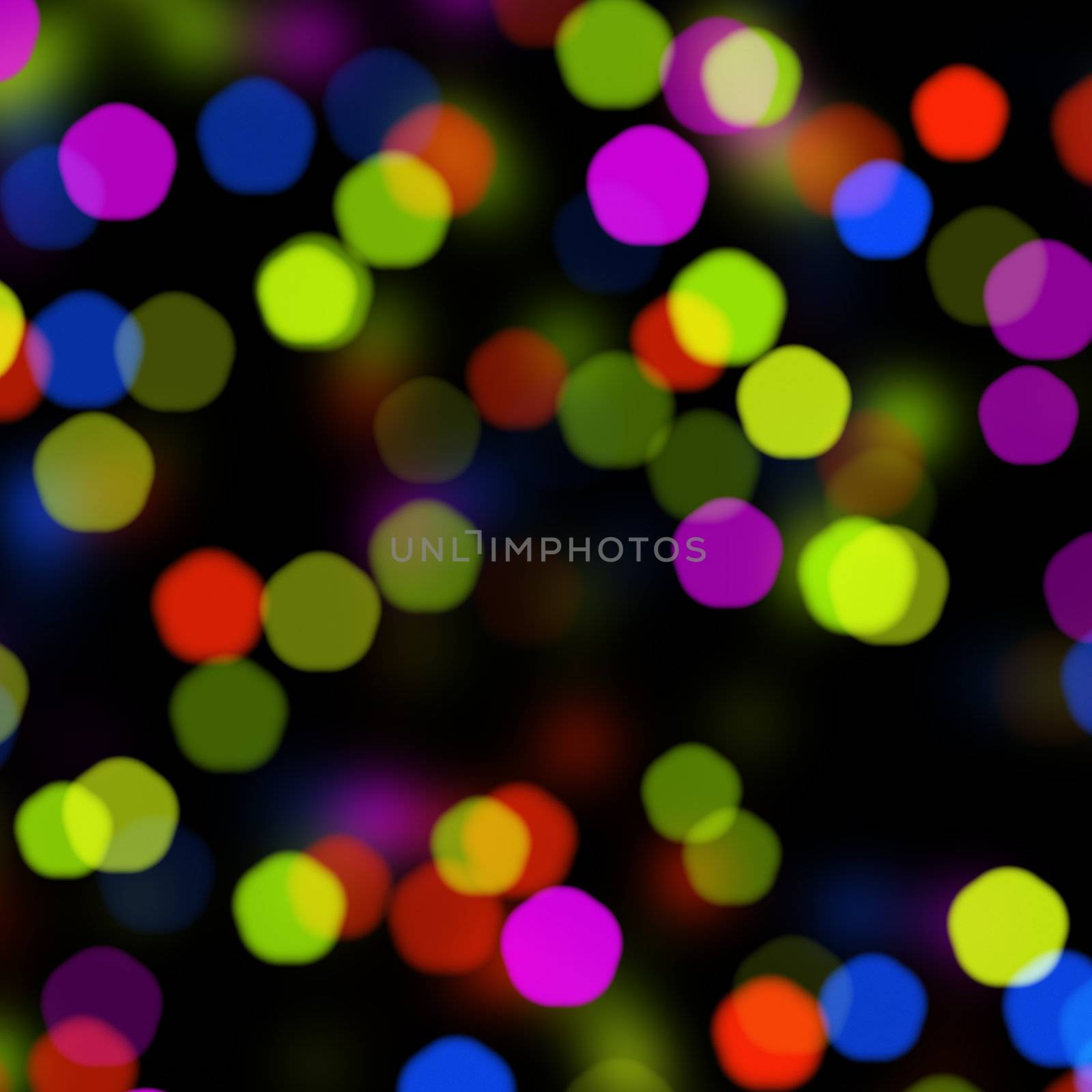 Bokeh on black by Nanisimova