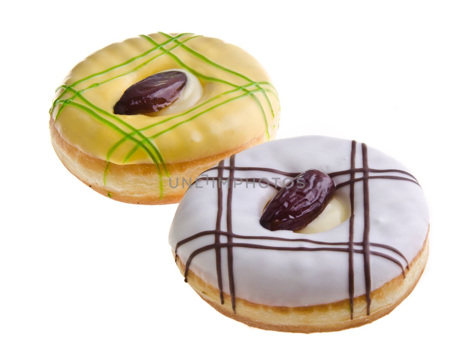 donut isolated on white background