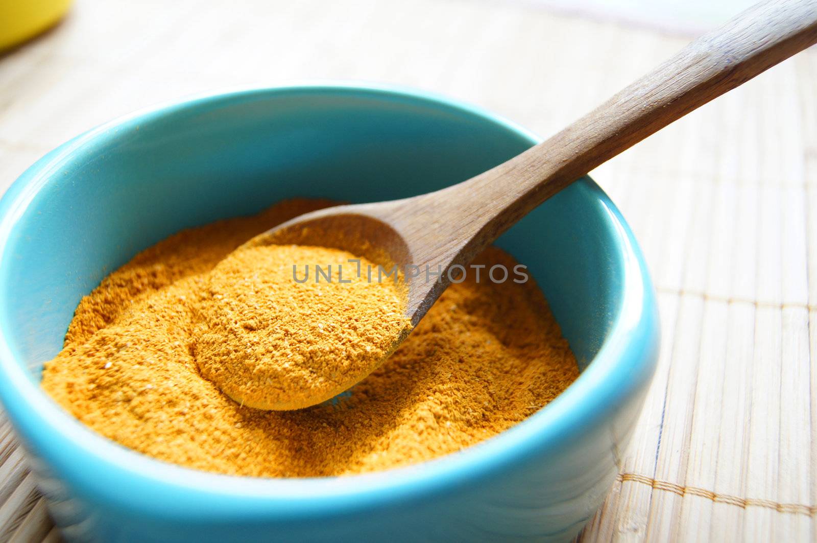 variety of spices:svan salt, saffron and coriander