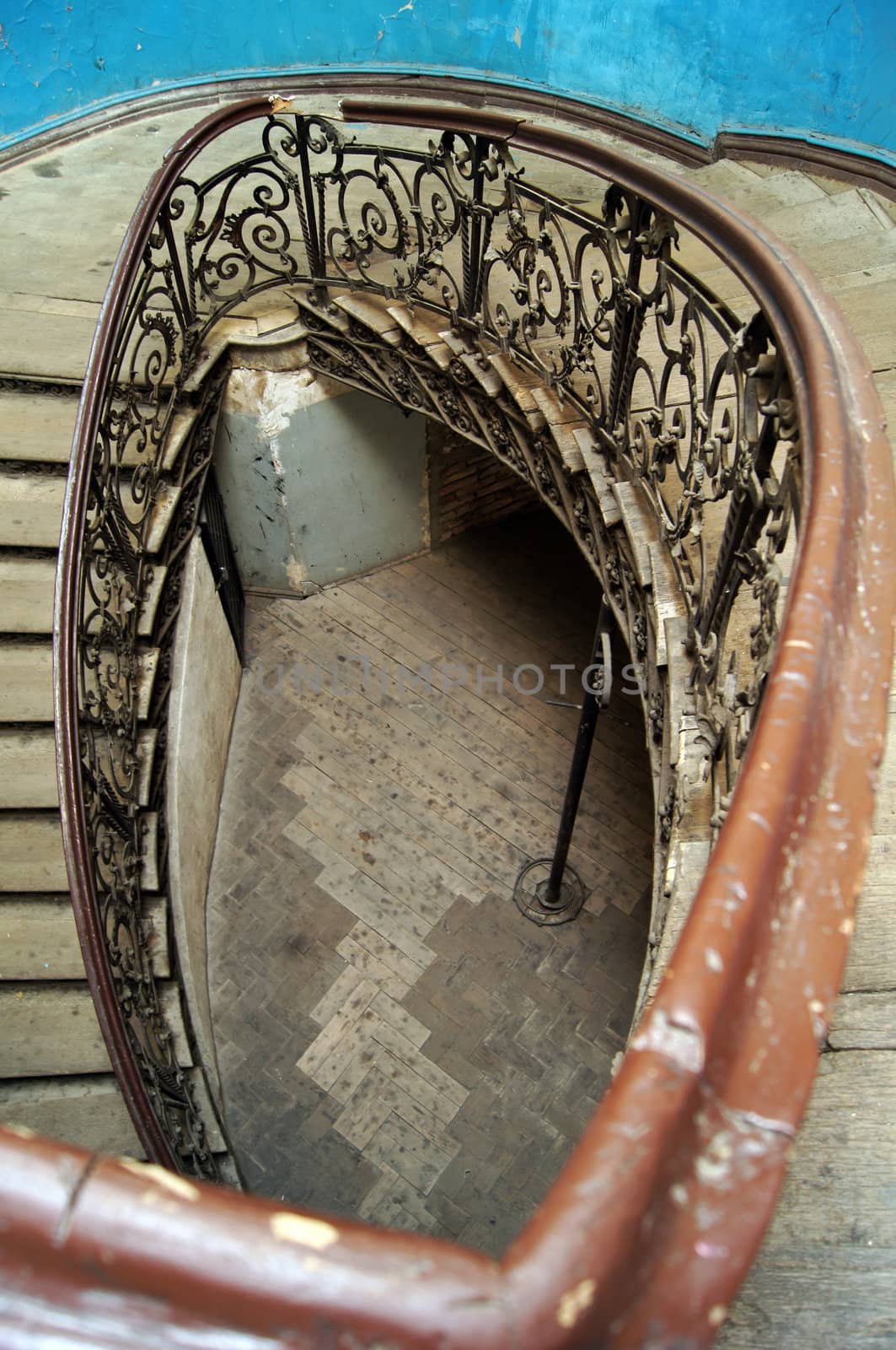 Old staircase in Tbilisi houses of 18-19 centuries, Republic of Georgia