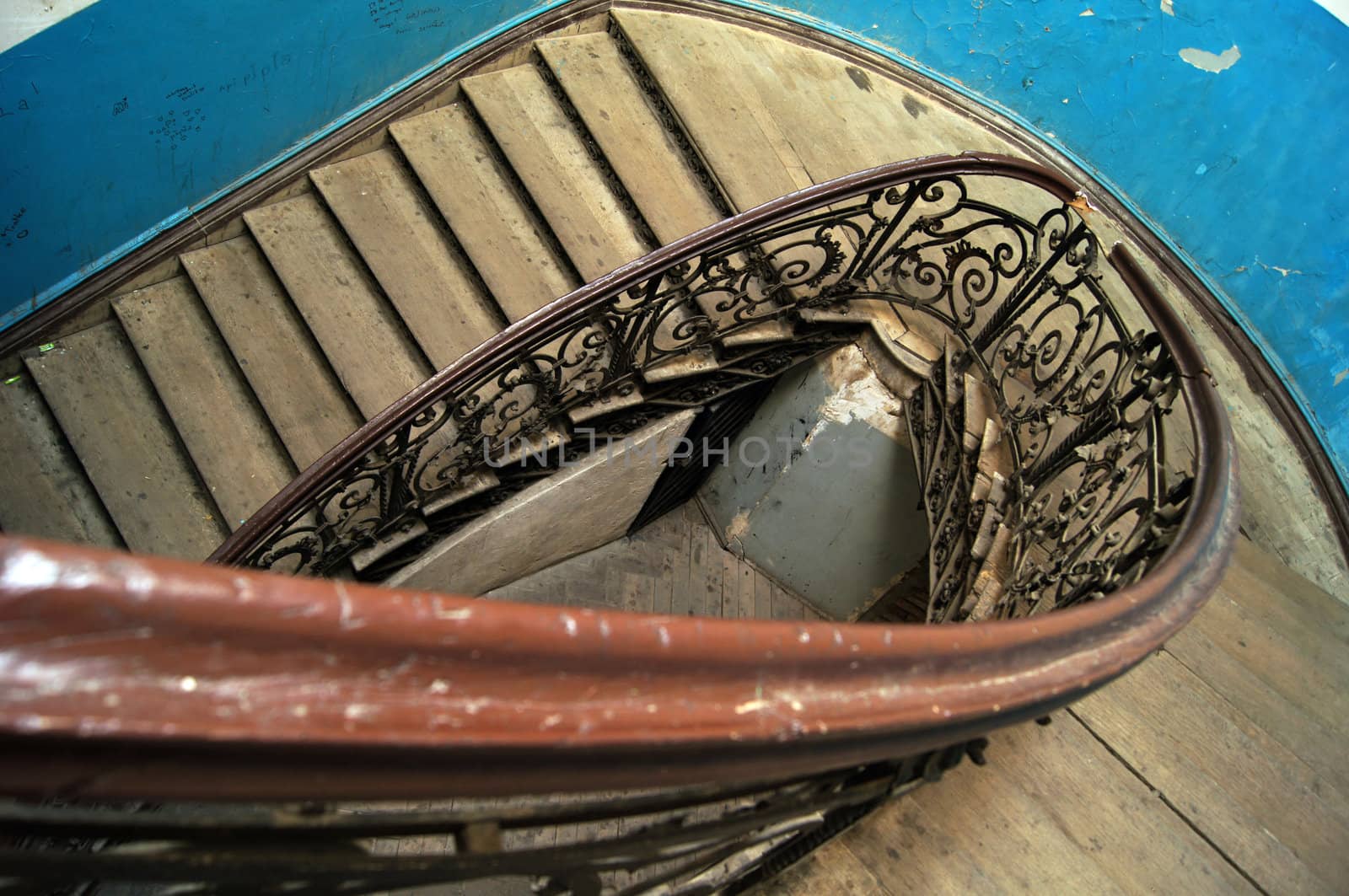 Old staircase in Tbilisi houses of 18-19 centuries, Republic of Georgia