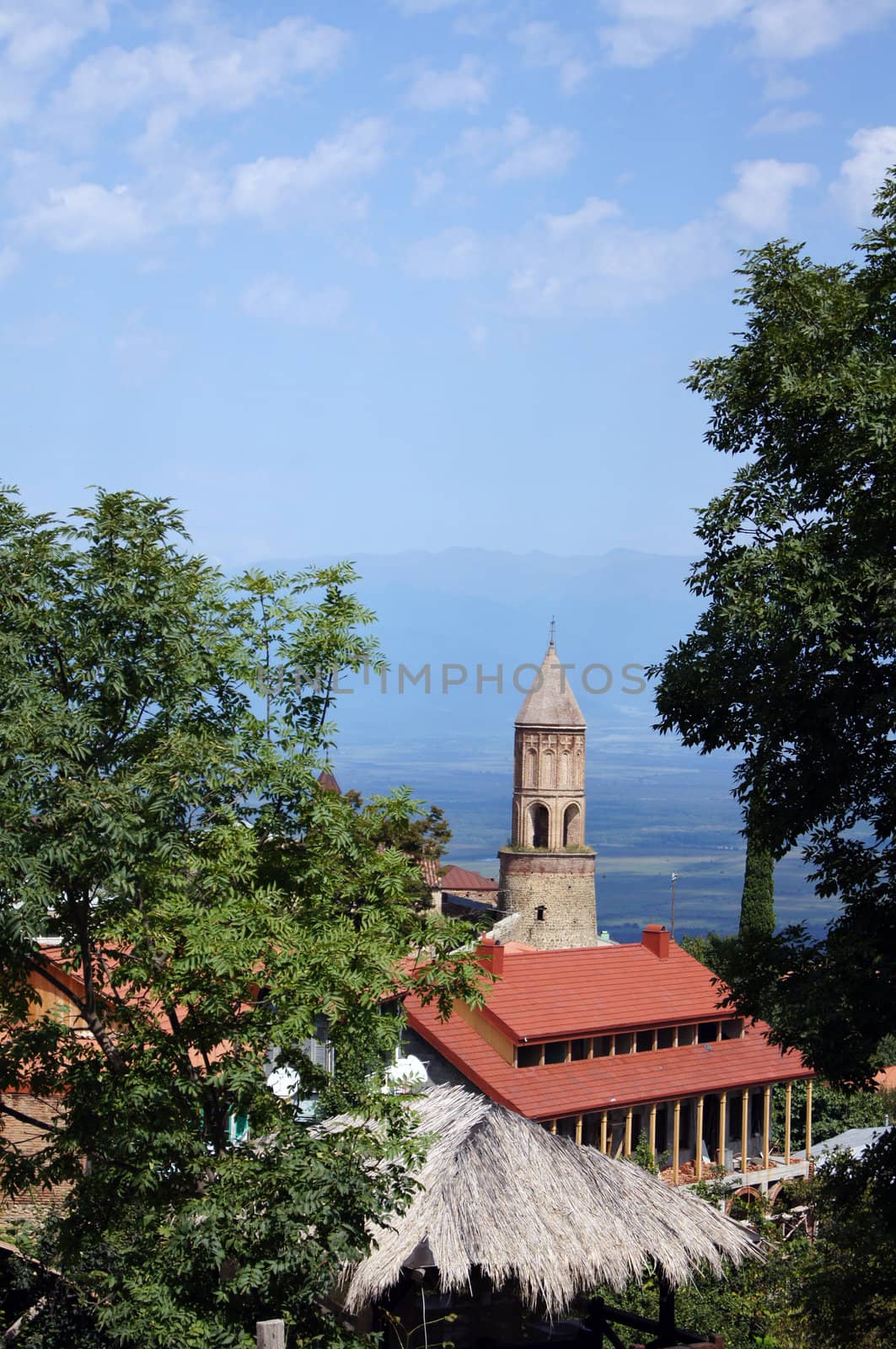 historical medieval city of Signagi in Kakheti region, Republic of Georgia, close to Tbilisi