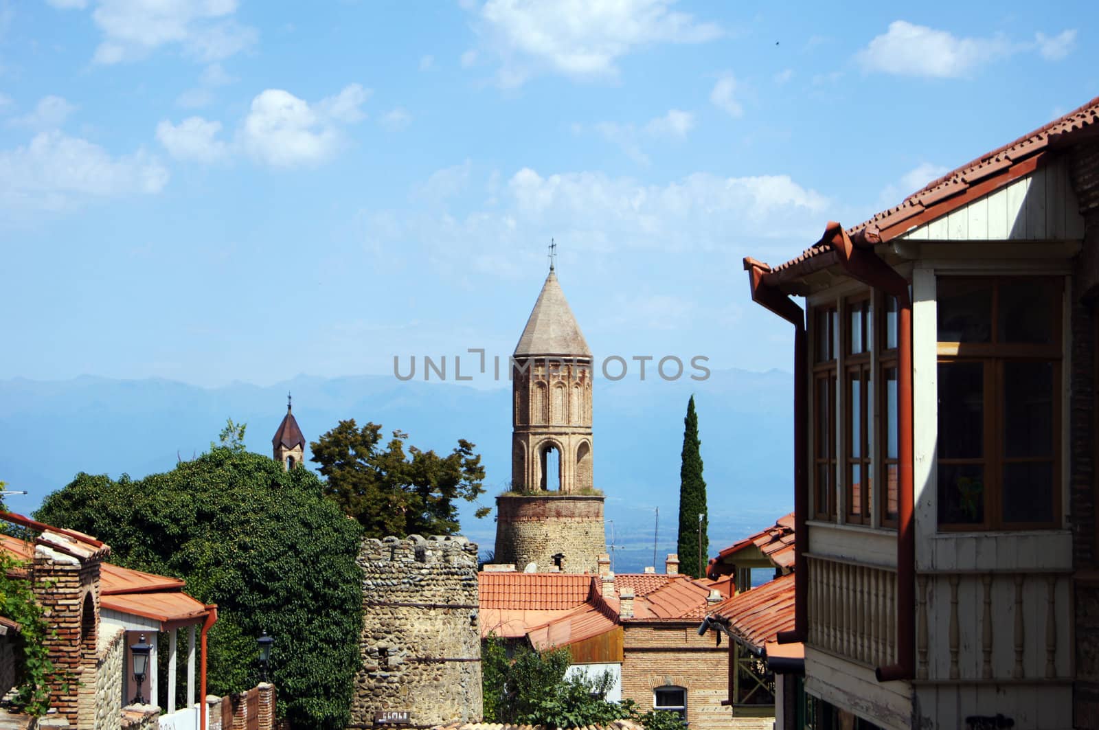 historical medieval city of Signagi in Kakheti region, Republic of Georgia, close to Tbilisi by Elet