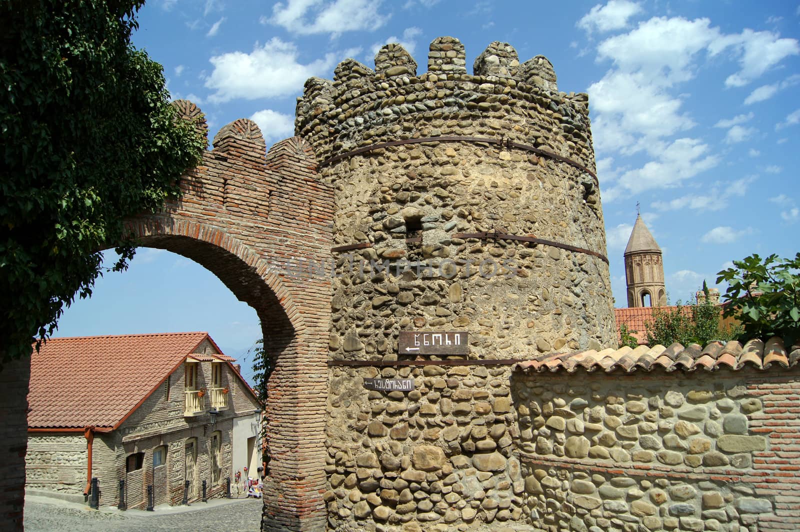 historical medieval city of Signagi in Kakheti region, Republic of Georgia, close to Tbilisi by Elet