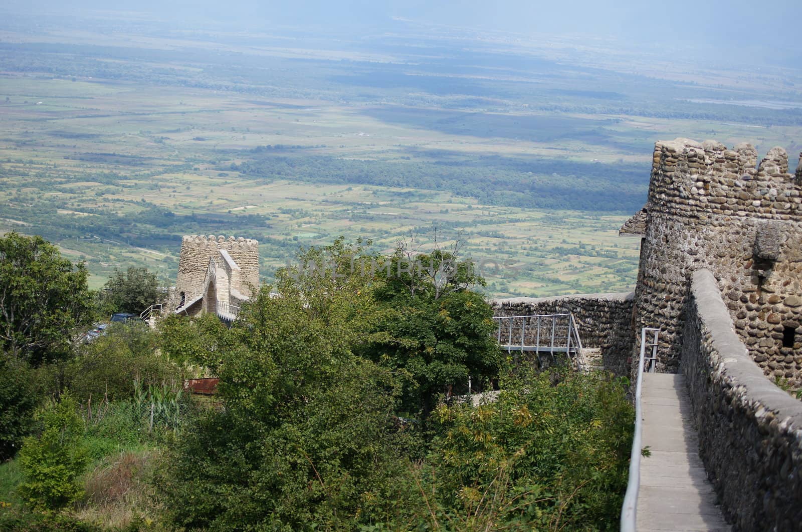 historical medieval city of Signagi in Kakheti region, Republic of Georgia, close to Tbilisi