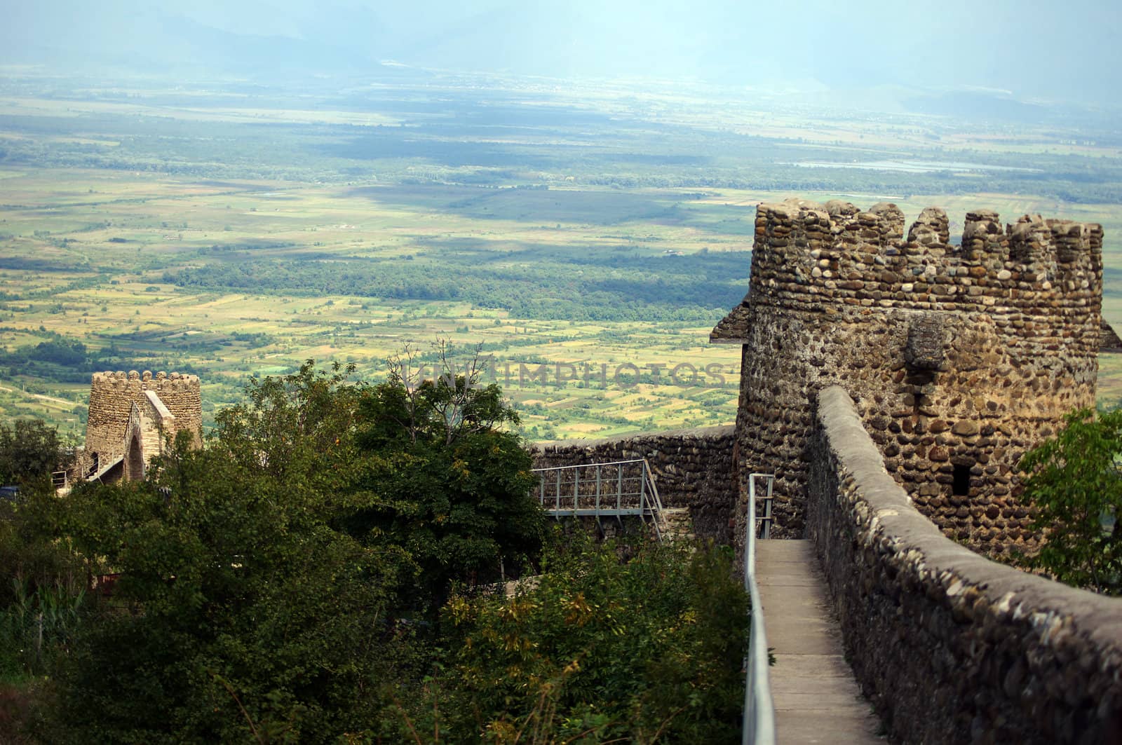 historical medieval city of Signagi in Kakheti region, Republic of Georgia, close to Tbilisi