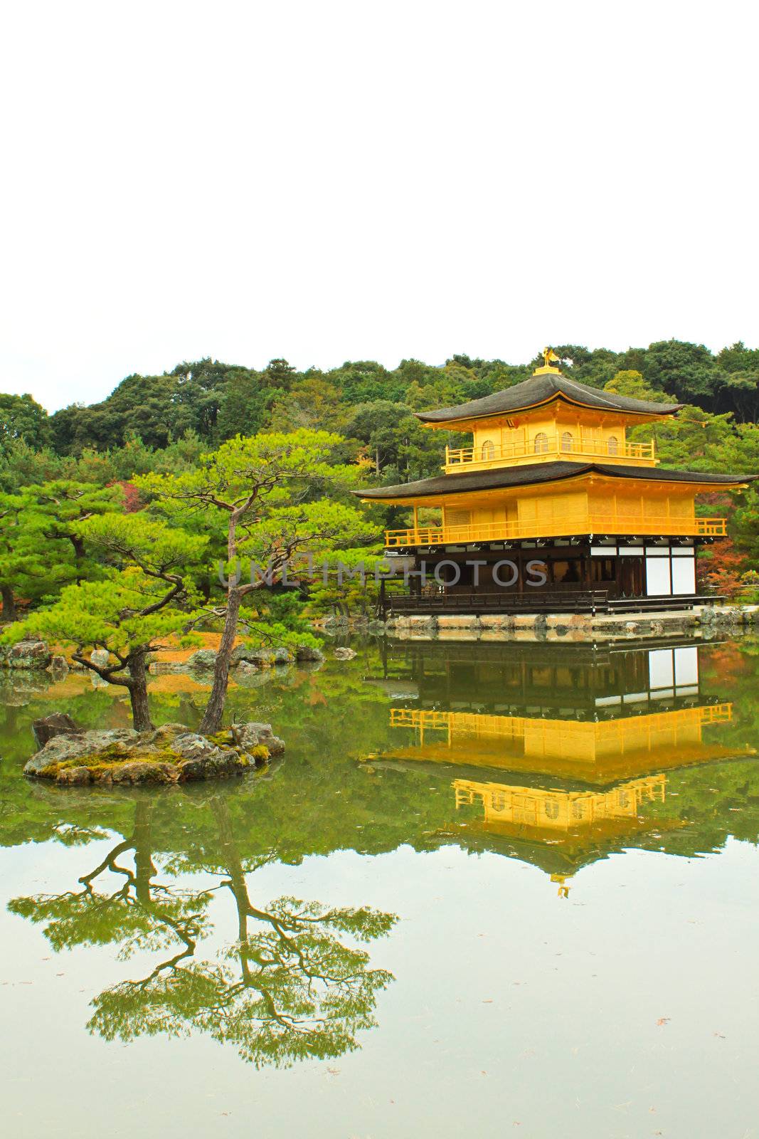 Kinkakuji Temple (The Golden Pavilion) in Kyoto, Japan