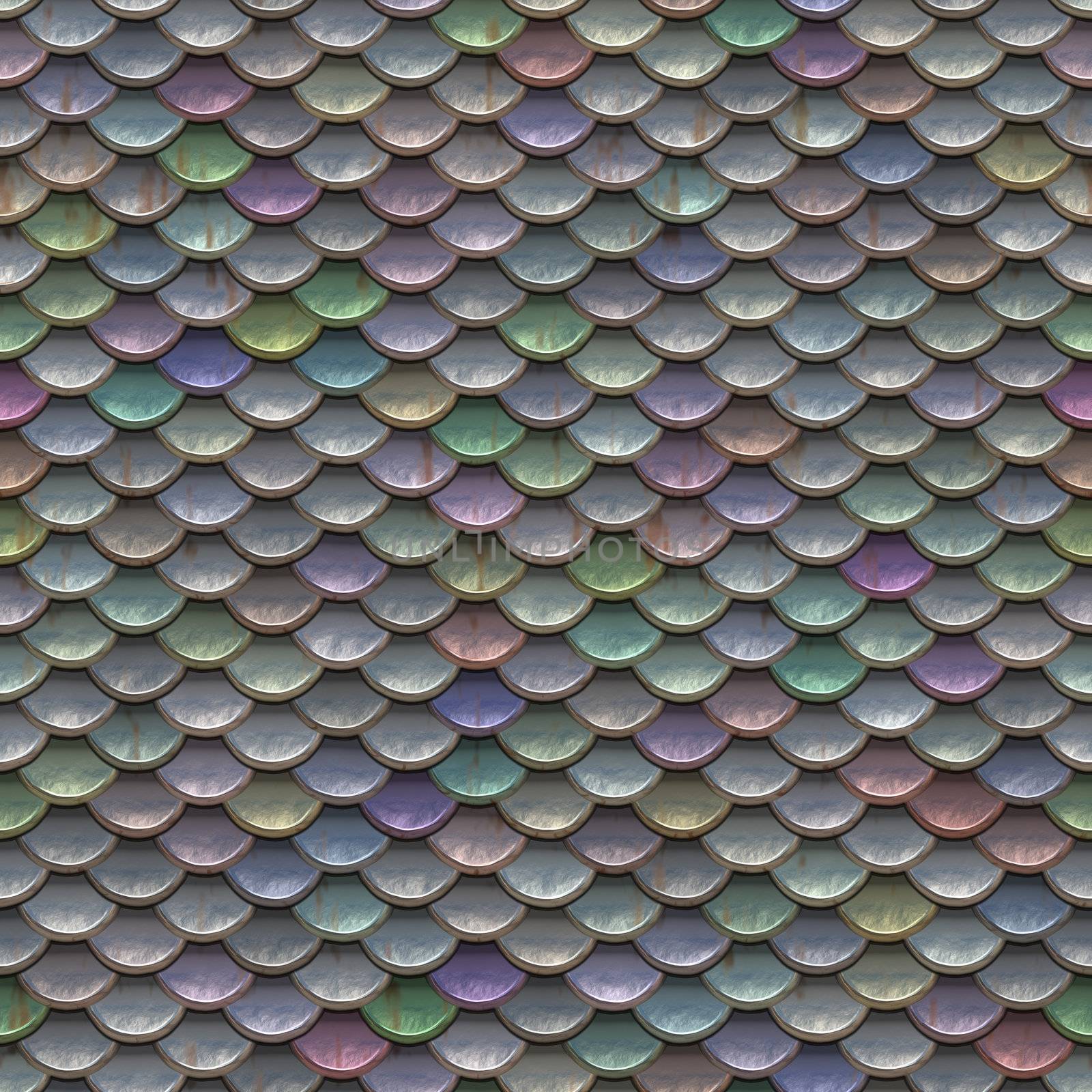 Seamless fish scale background