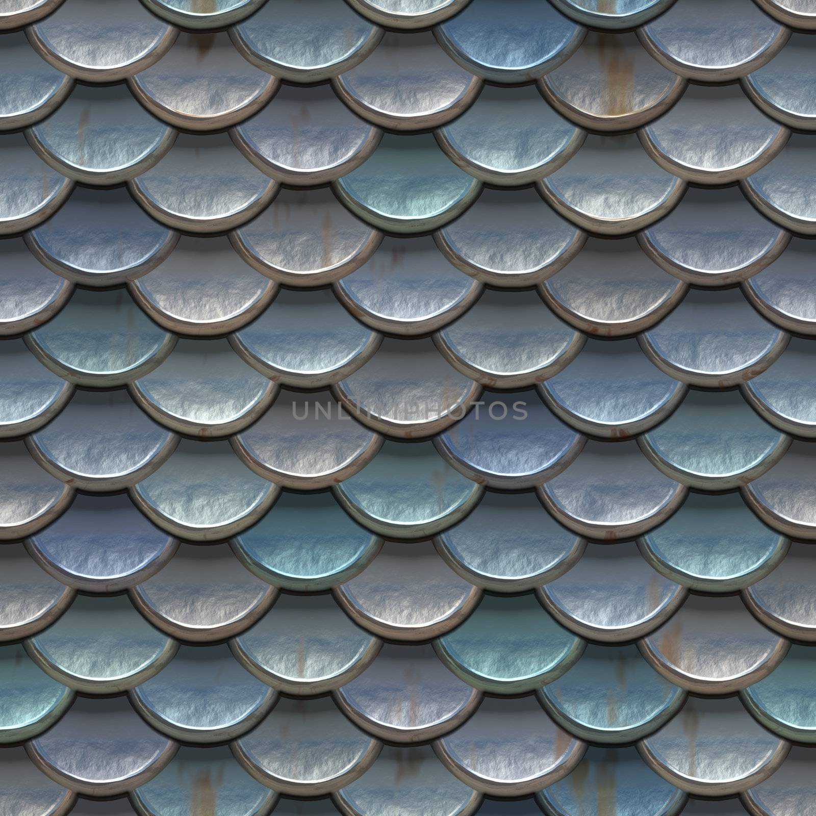 Seamless fish scale background