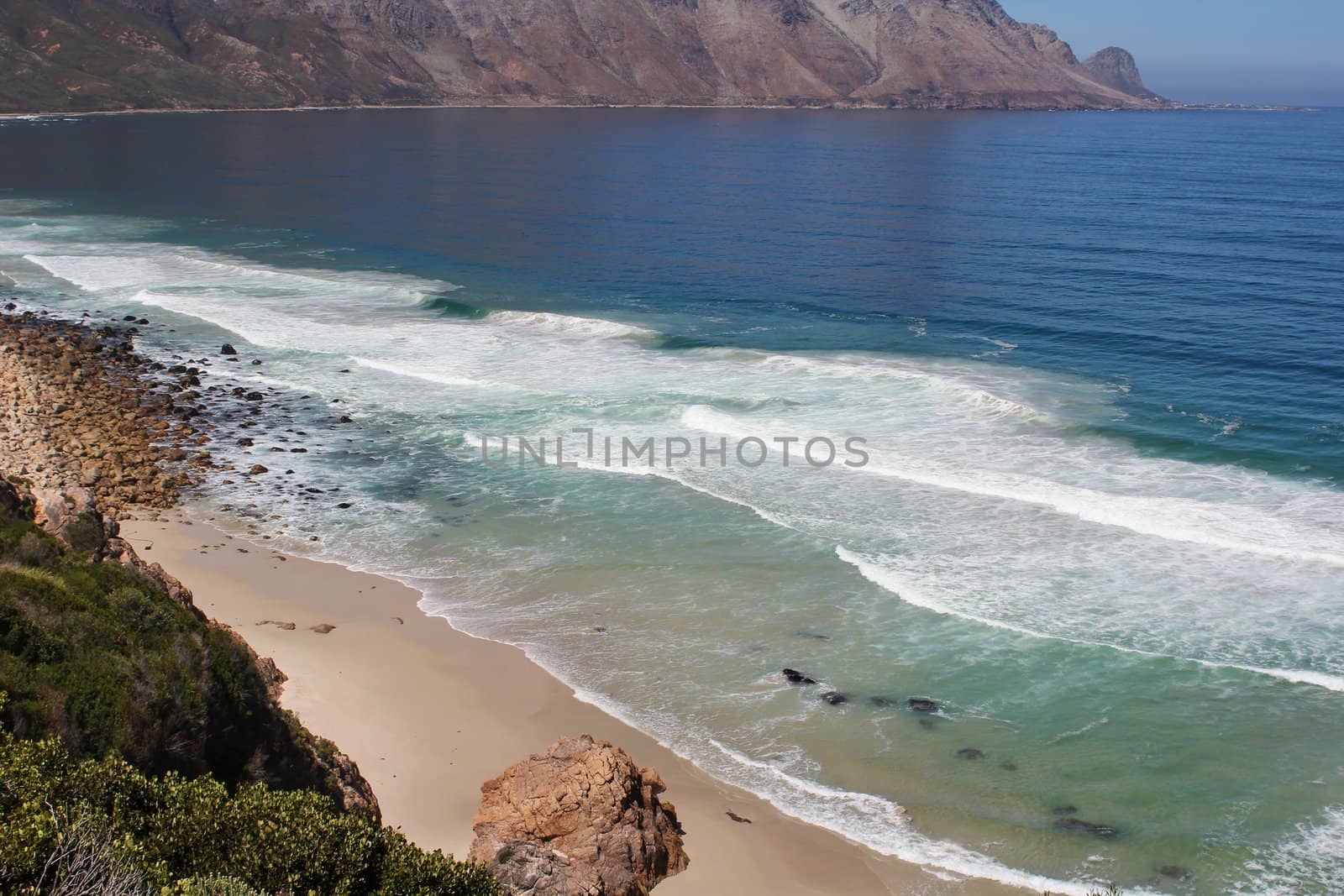 Beach along south africas coastline by dwaschnig_photo