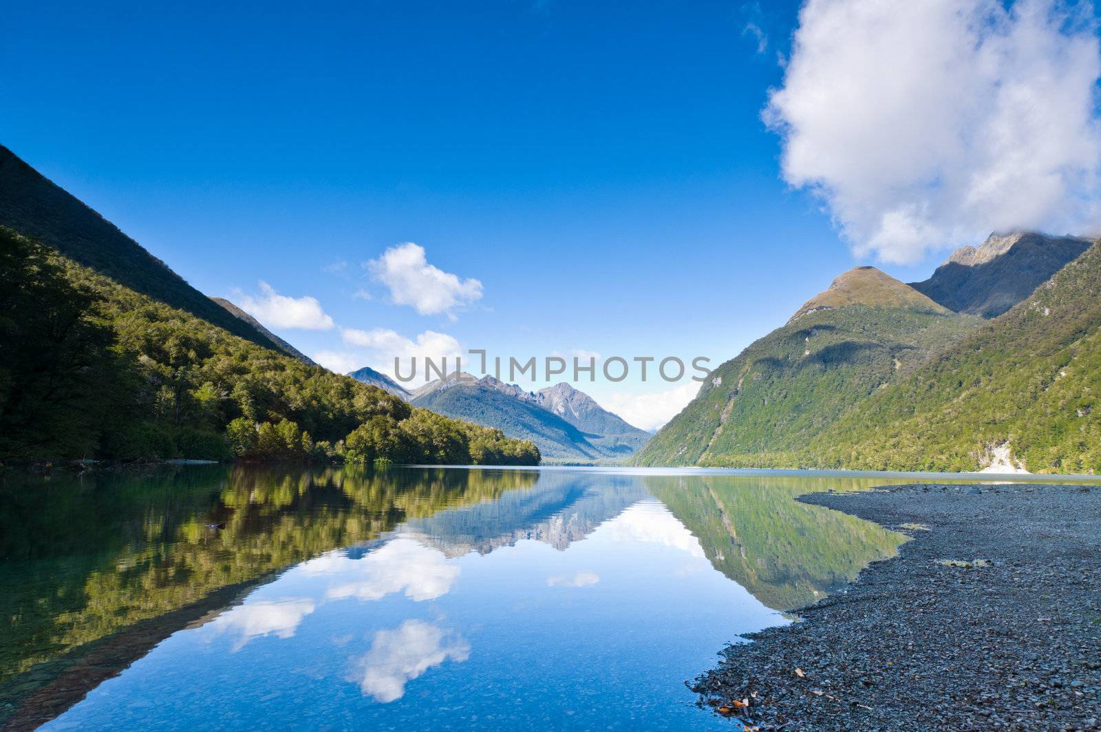 Lake Gunn south island of New Zealand by 3523Studio